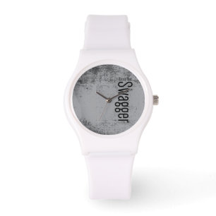 Reloj De Pulsera Banda de silicio blanco deportivo eWatch