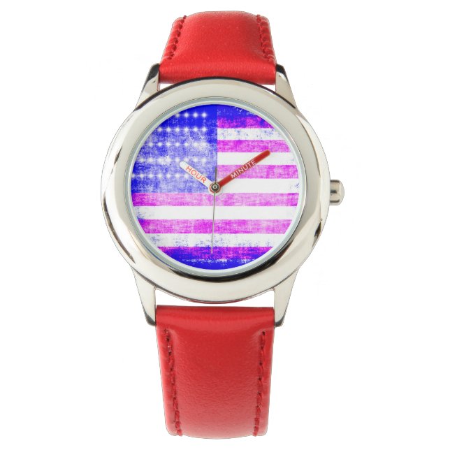 Reloj De Pulsera Bandera (Anverso)