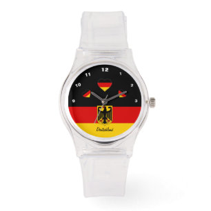 Reloj De Pulsera Bandera alemana Watch, Águila, Deutschland/deporte