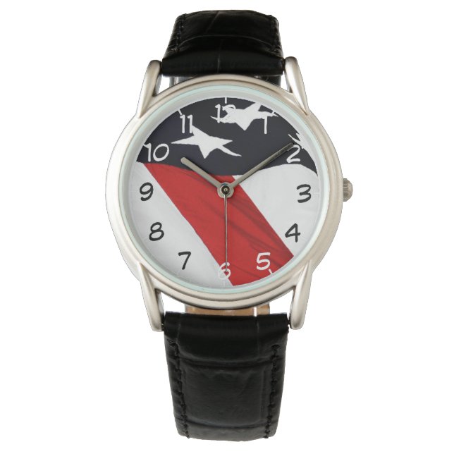 Reloj De Pulsera Bandera Americana (Anverso)