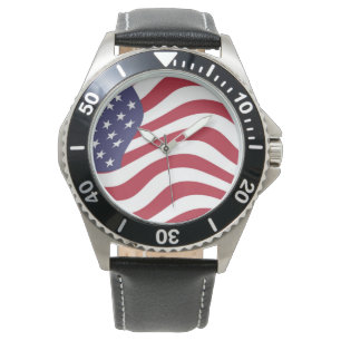 RELOJ DE PULSERA BANDERA AMERICANA