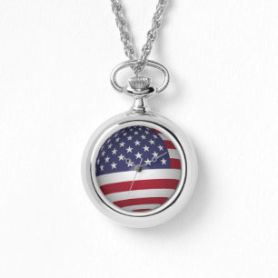 RELOJ DE PULSERA BANDERA AMERICANA