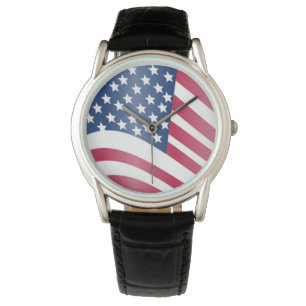 RELOJ DE PULSERA BANDERA AMERICANA
