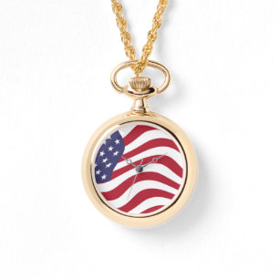 RELOJ DE PULSERA BANDERA AMERICANA