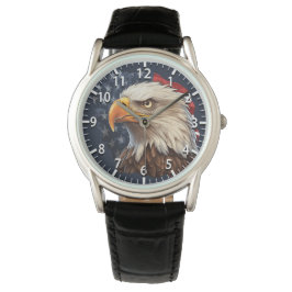 Reloj De Pulsera Bandera americana águila calva