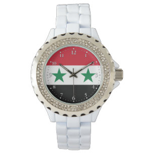 Reloj De Pulsera Bandera antigua de Siria