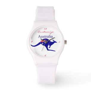 Reloj De Pulsera Bandera australiana Thunder_Cove