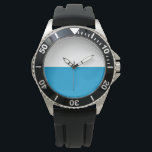 Reloj De Pulsera Bandera bávara<br><div class="desc">Este diseño cuenta con la bandera de Baviera, un estado sin salida al mar de Alemania, que ocupa la esquina sureste. Baviera es el estado alemán más grande por área terrestre. Las principales ciudades de Baviera son Múnich (su capital y ciudad más grande), Nuremberg, Augsburgo, Regensburg, Würzburg, Ingolstadt, Fürth y...</div>