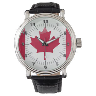 Reloj De Pulsera Bandera brillante canadiense