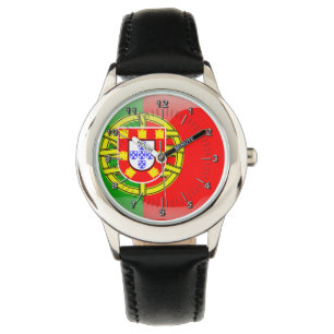 Reloj De Pulsera Bandera brillante portuguesa