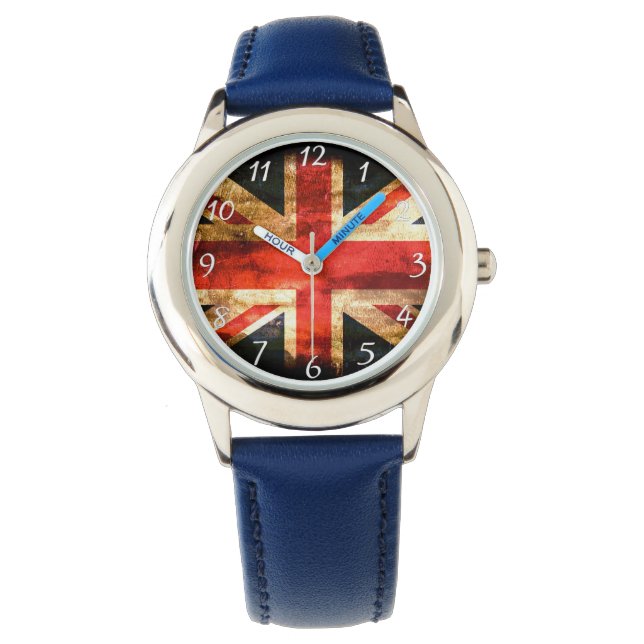 Reloj De Pulsera Bandera británica (Anverso)