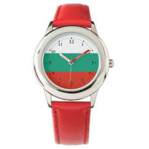 Reloj De Pulsera Bandera búlgara patriótica