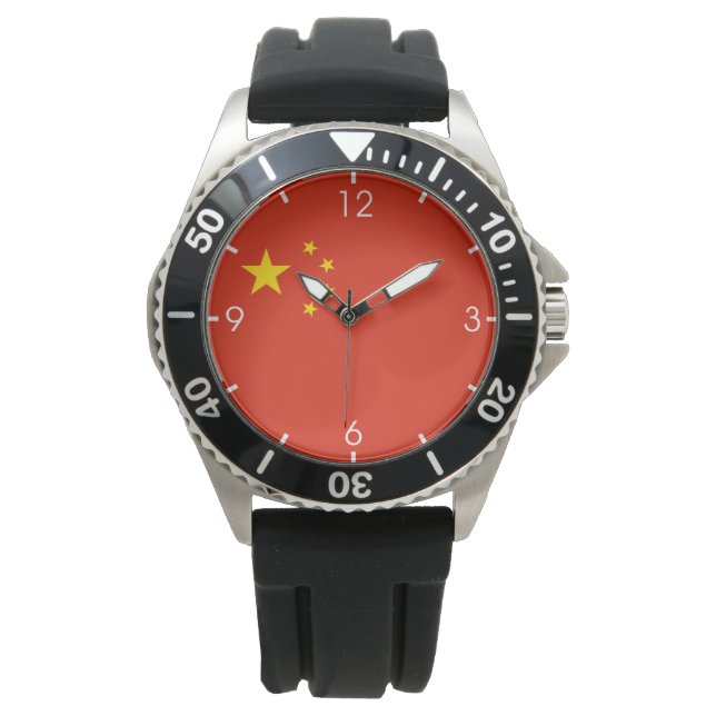 Reloj De Pulsera Bandera china (China) (Anverso)