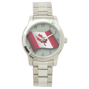 Reloj De Pulsera Bandera clásica de Canadá