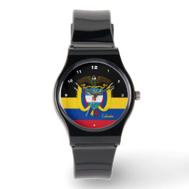 Reloj De Pulsera Bandera colombiana, Emblem, Colombia/deportes
