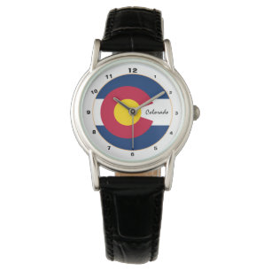 Reloj De Pulsera Bandera Colorado y diseño de moda de Estados Unid