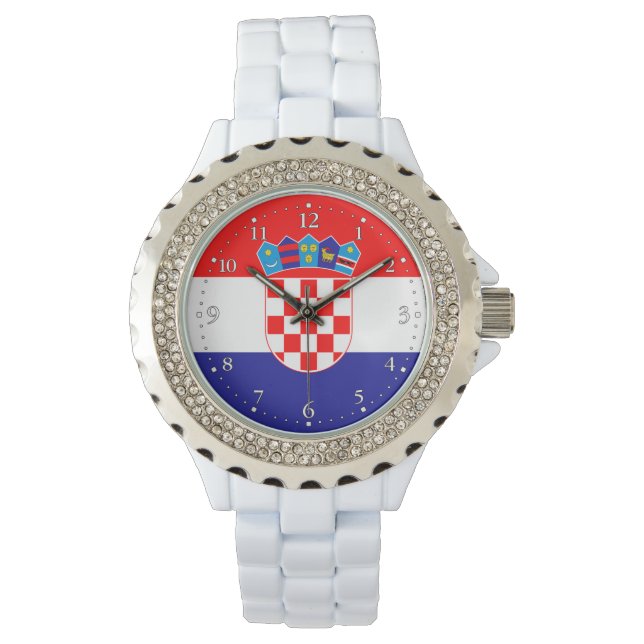 Reloj De Pulsera Bandera croata (Anverso)