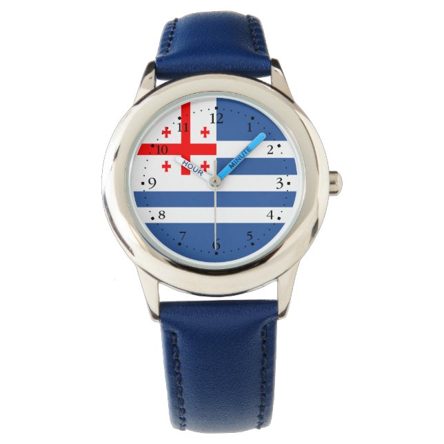 Reloj De Pulsera Bandera de Adjara Patriótica (Anverso)