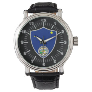 Reloj De Pulsera Bandera de Alaska