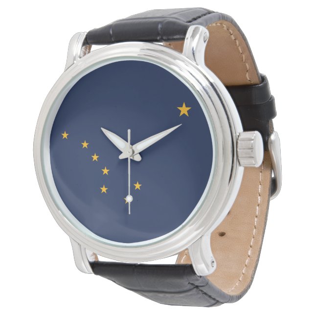 Reloj De Pulsera Bandera de Alaska (Angular)
