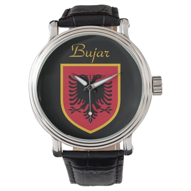Reloj De Pulsera Bandera de Albania (Anverso)