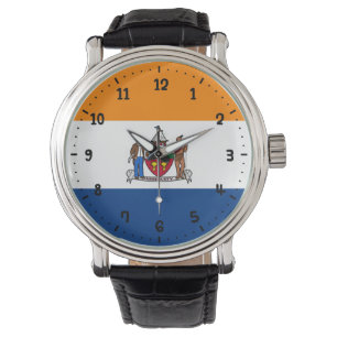Reloj De Pulsera Bandera de Albany, Nueva York