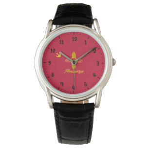Reloj De Pulsera Bandera de Albuquerque, New Mexico Watch