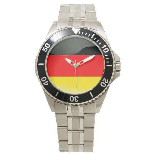 Reloj De Pulsera Bandera de Alemania (Anverso)