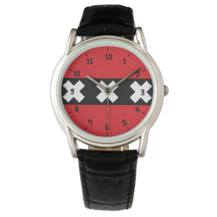 Reloj De Pulsera Bandera de Amsterdam, Países Bajos