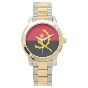 Reloj De Pulsera Bandera de Angola