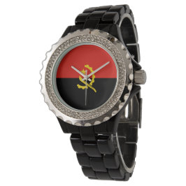 Reloj De Pulsera Bandera de Angola