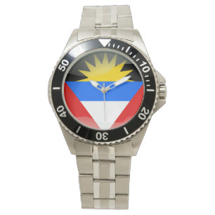 Reloj De Pulsera Bandera de Antigua y Barbuda