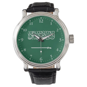 Reloj De Pulsera Bandera de Arabia Saudita