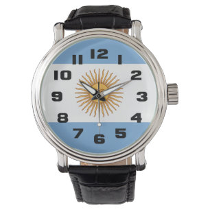 Reloj De Pulsera Bandera de Argentina