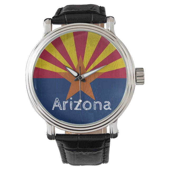 Reloj De Pulsera Bandera de Arizona (Anverso)