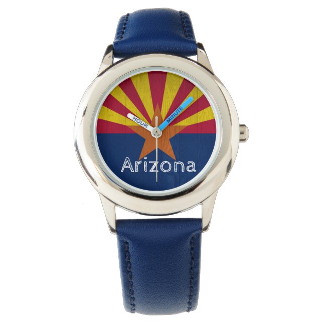Reloj De Pulsera Bandera de Arizona (Anverso)