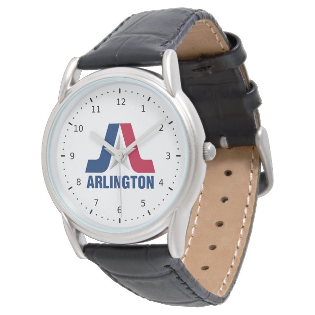 Reloj De Pulsera Bandera de Arlington, Texas (Angular)