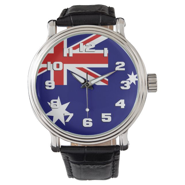 Reloj De Pulsera Bandera de Australia (Anverso)