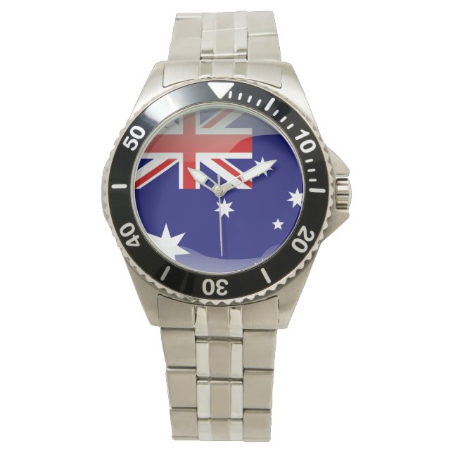 Reloj De Pulsera Bandera de Australia (Anverso)