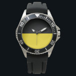 Reloj De Pulsera Bandera de Baden Württemberg (Estado alemán)<br><div class="desc">Este diseño cuenta con la bandera de Baden Württemberg, un estado del suroeste de Alemania, al este del Rin, que forma la frontera con Francia. Baden-Württemberg es una república parlamentaria y un estado federado parcialmente soberano que se formó en 1952 mediante una fusión de los estados de Württemberg-Baden, Baden del...</div>