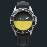 Reloj De Pulsera Bandera de Baden Württemberg (Estado alemán)<br><div class="desc">Este diseño cuenta con la bandera de Baden Württemberg, un estado del suroeste de Alemania, al este del Rin, que forma la frontera con Francia. Baden-Württemberg es una república parlamentaria y un estado federado parcialmente soberano que se formó en 1952 mediante una fusión de los estados de Württemberg-Baden, Baden del...</div>