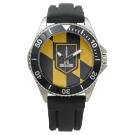Reloj De Pulsera Bandera de Baltimore (Maryland, Estados Unidos)