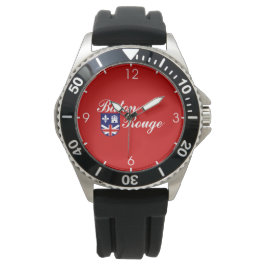Reloj De Pulsera Bandera de Baton Rouge (Luisiana)