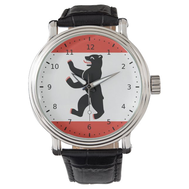 Reloj De Pulsera Bandera de Berlín  (Anverso)