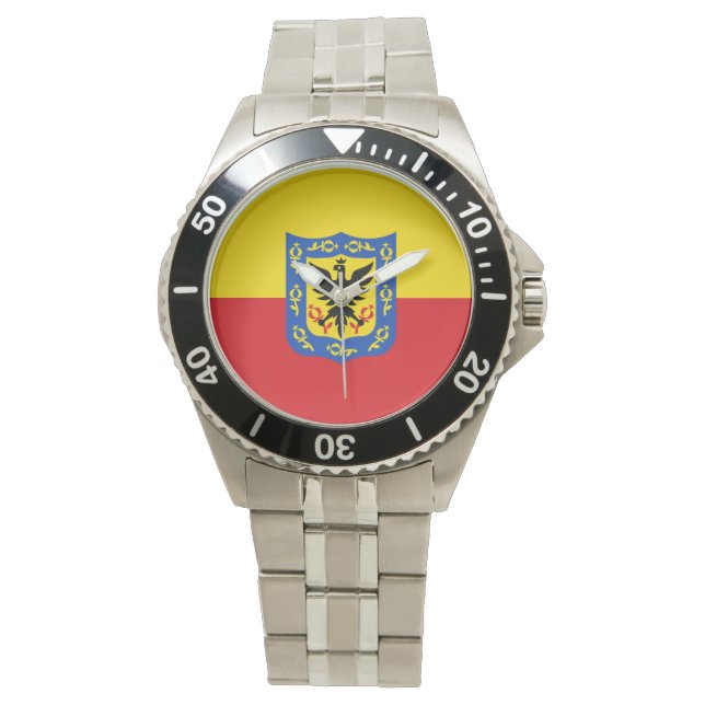 Reloj De Pulsera Bandera de Bogotá, Colombia Watch (Anverso)