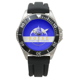 Reloj De Pulsera Bandera de Boise (ciudad de Idaho)