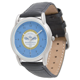Reloj De Pulsera Bandera de Boston, Massachusetts