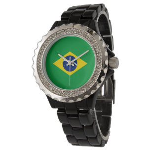 Reloj De Pulsera Bandera de Brasil