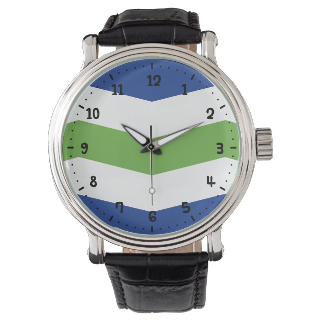Reloj De Pulsera Bandera de Burlington, Vermont (Anverso)