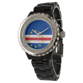 Reloj De Pulsera Bandera de Cabo Verde